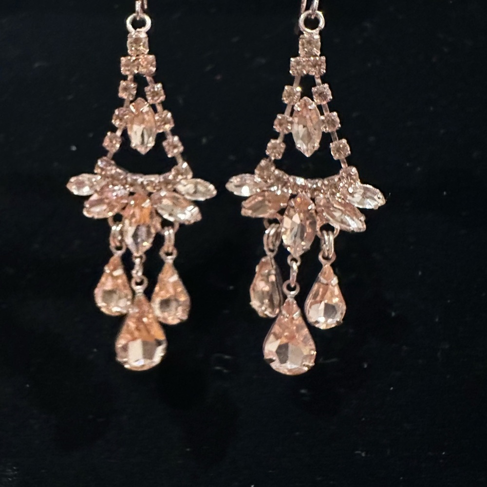 Elegant Crystal Chandelier Earrings
